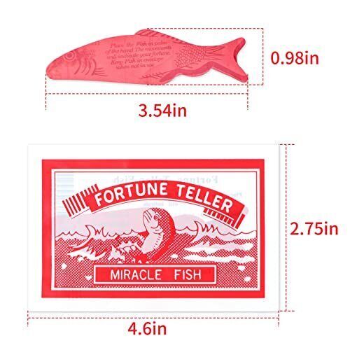 576 FORTUNE TELLER MIRACLE FISH MAGIC TELLING PALM READING TRICK PARTY FAVORS
