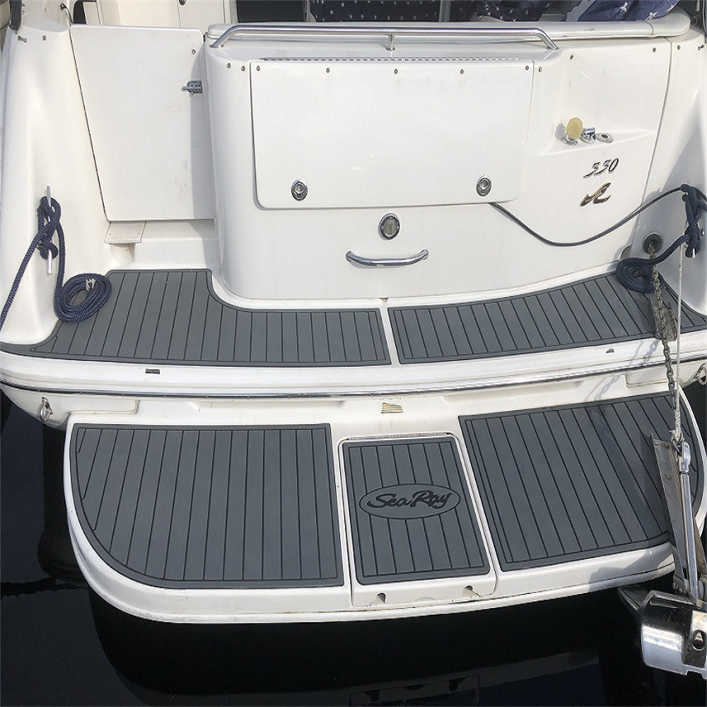 2007 Sea Ray Sundeck 260 Swim Platform Pad Boat EVA Teak Deck Floor
