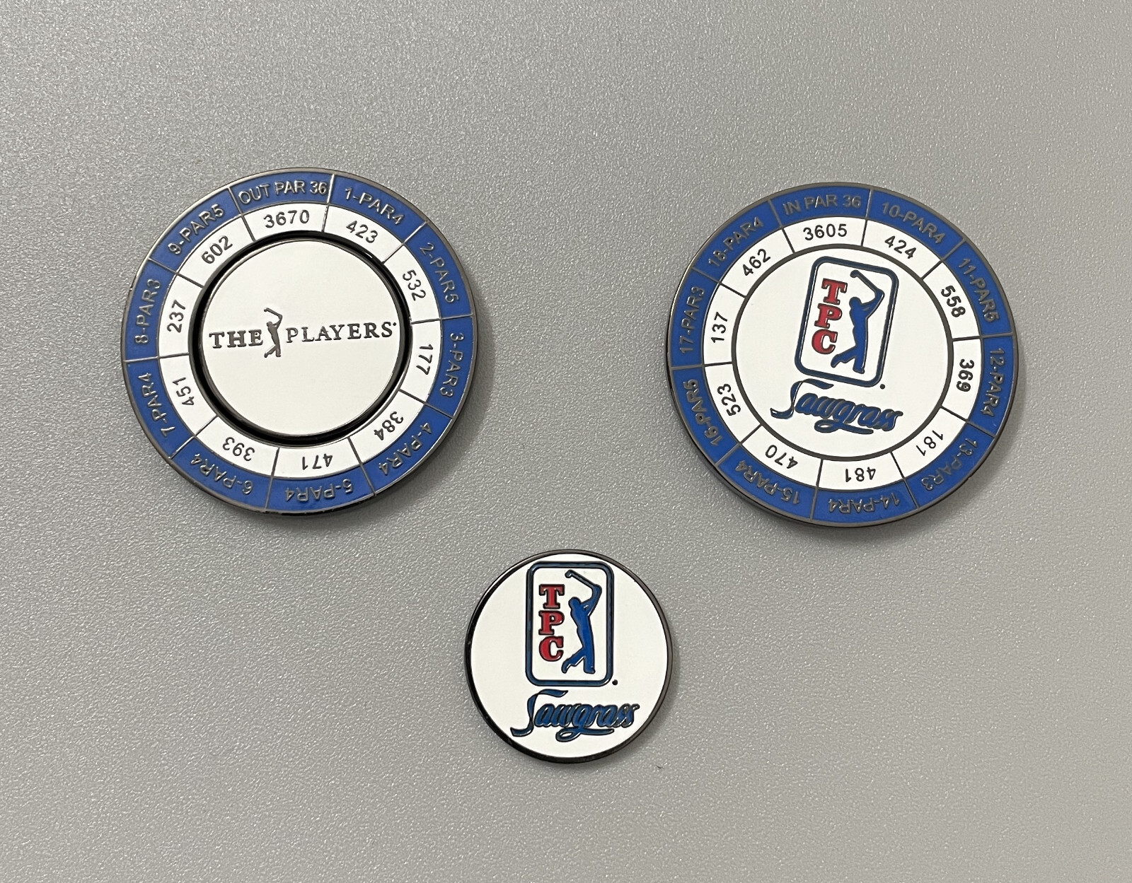 The Players Championship Magnetic Coin and 2 Sided Ball Marker TPC Sawgrass