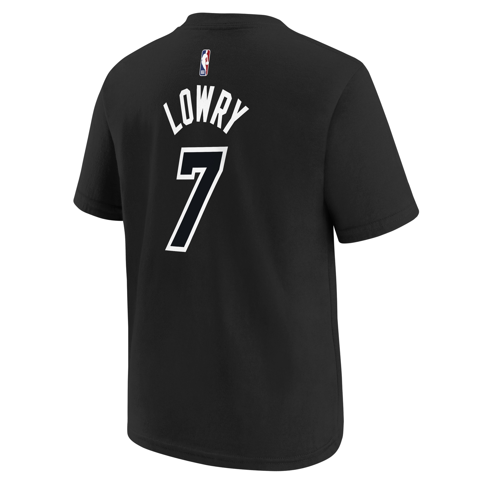 Nike NBA Boys Youth (8-20) Kyle Lowry Miami Heat Short Sleeve T-Shirt, Black