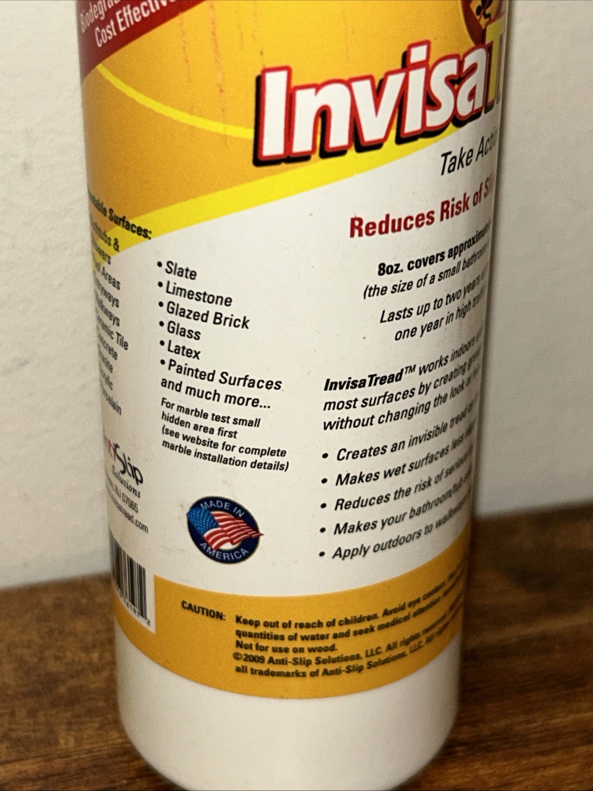 InvisaTread Slip-Resistant Surface Treatment - Set of 3 (75% Full)