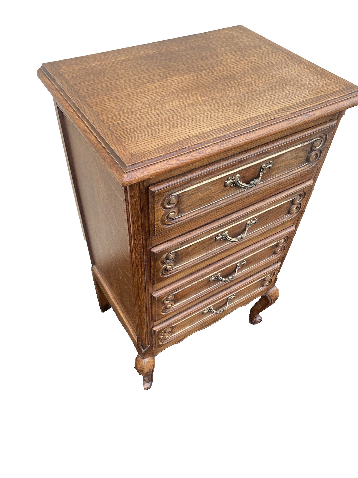 65016 Oak Lingerie Chest Dresser Nightstand