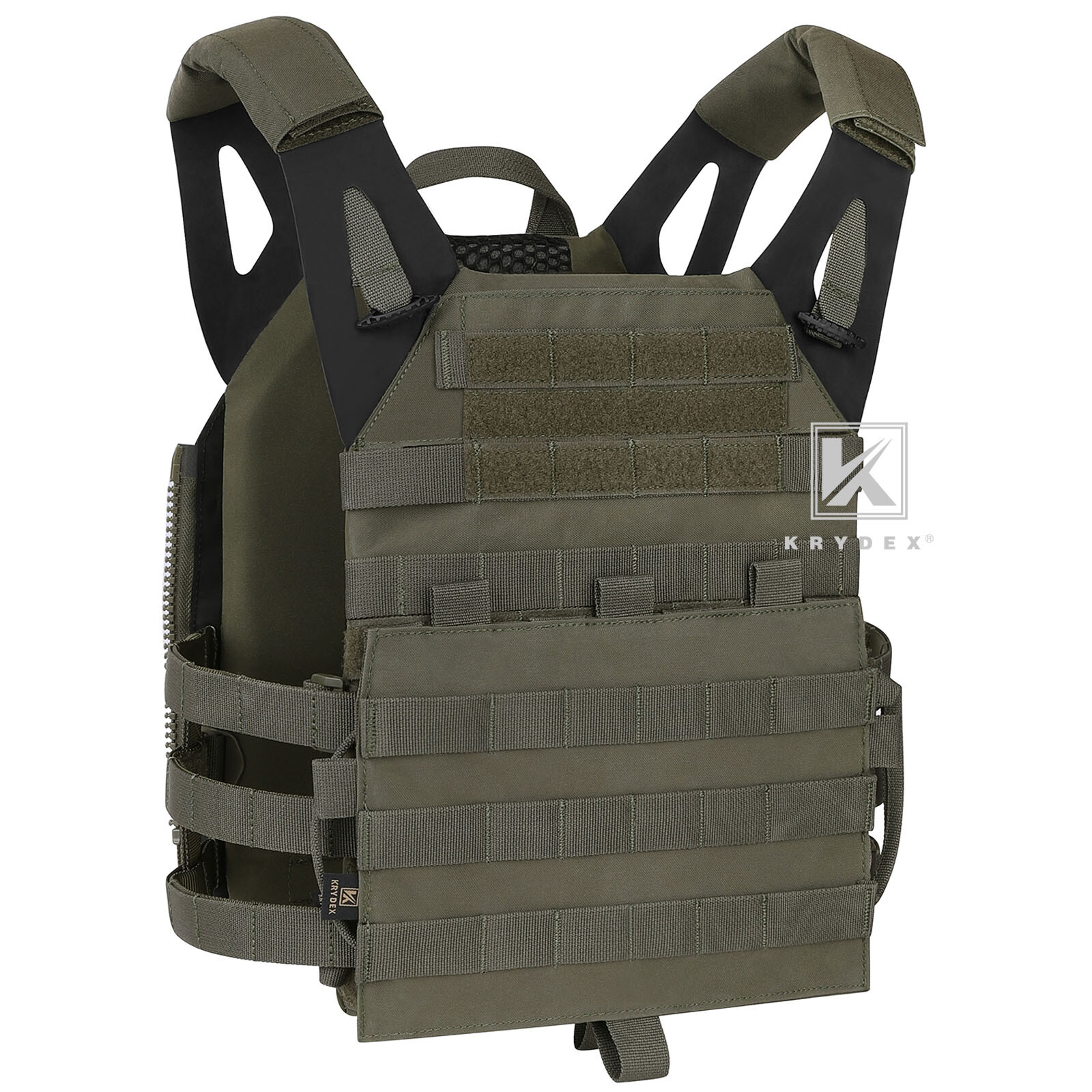 KRYDEX JPC 2.0 Jump Plate Carrier w/ MOLLE Panel Tactical Vest Army Camouflage