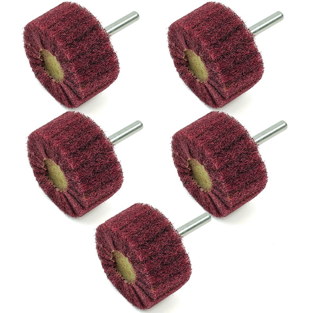 (5) 2" Cleaning Wheels 400 Grit | Abrasive Polishing Buffing Die Grinder Drill