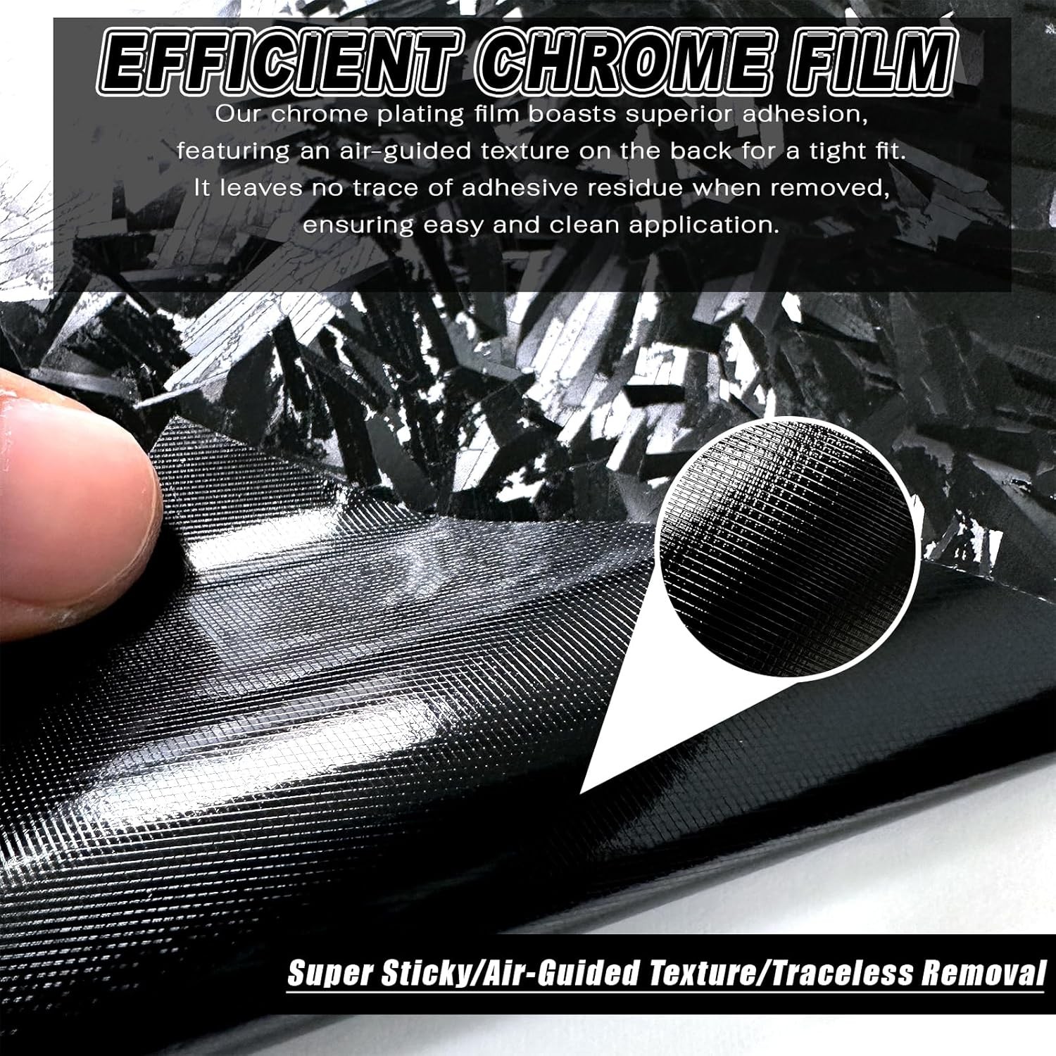 Forged Carbon Fiber Chrome Delete Window Trims For Infiniti Q50 Q50S 2014-2024