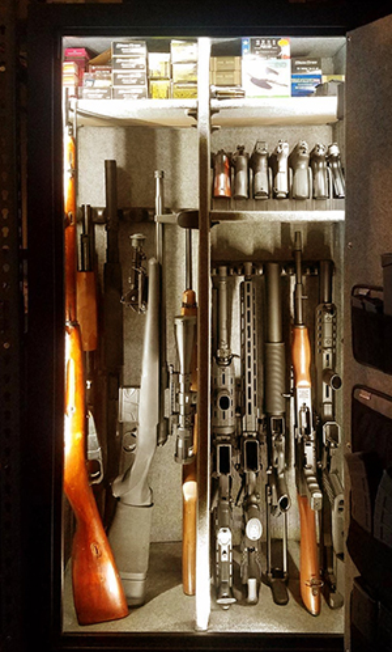 Battery Powered Gun Safe Light LED Strip 300/leds Kit w/ Motion Sensor or Switch