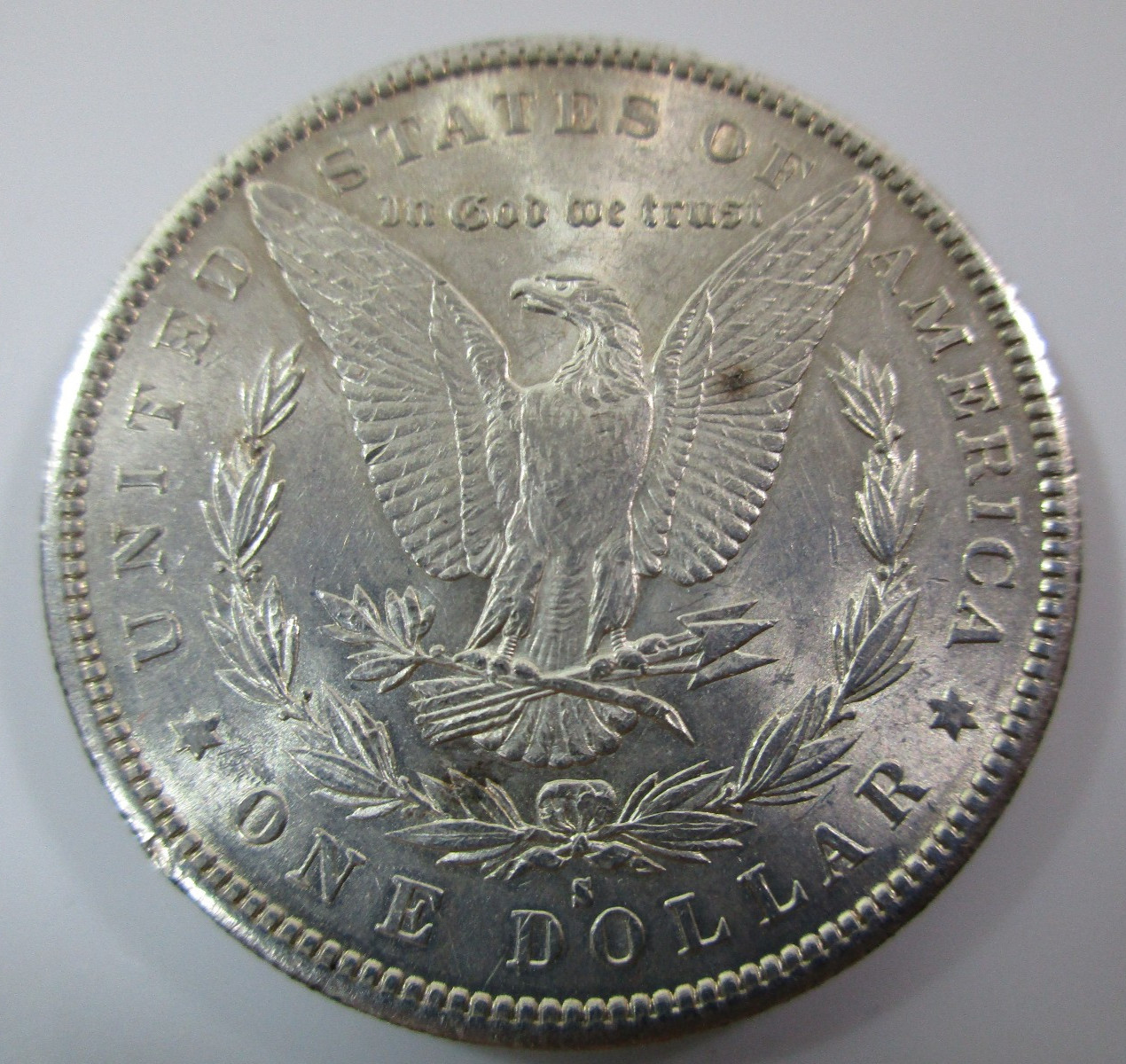 1890-S $1 Morgan Silver Dollar / 90% Silver / SKGGG8