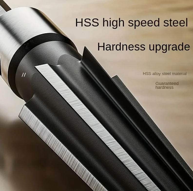 1pc Tapered Hex Reamer T-Handle Hand Reamer Tool for Pin & Hole Work - NEW