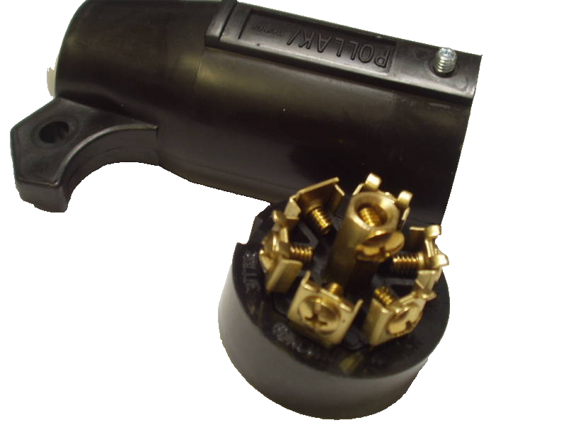 Trailer End Plug 7 way blade RV Connector Light Plug for Cord Wire Camper RV