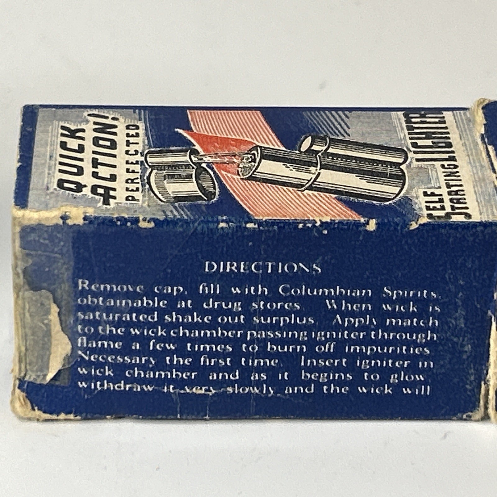 Quick Action Catalytic Self Starting Cigar Lighter Platinum Catalyst w/orig. Box