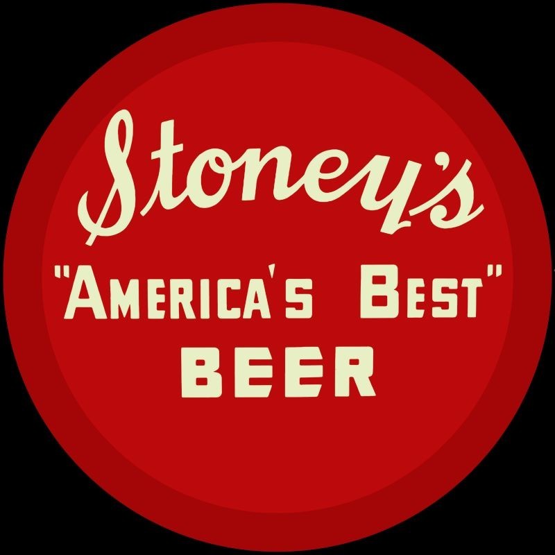 Stoney's "America's Best" Beer Bar Style NEW METAL SIGN: 12" Dia. Round
