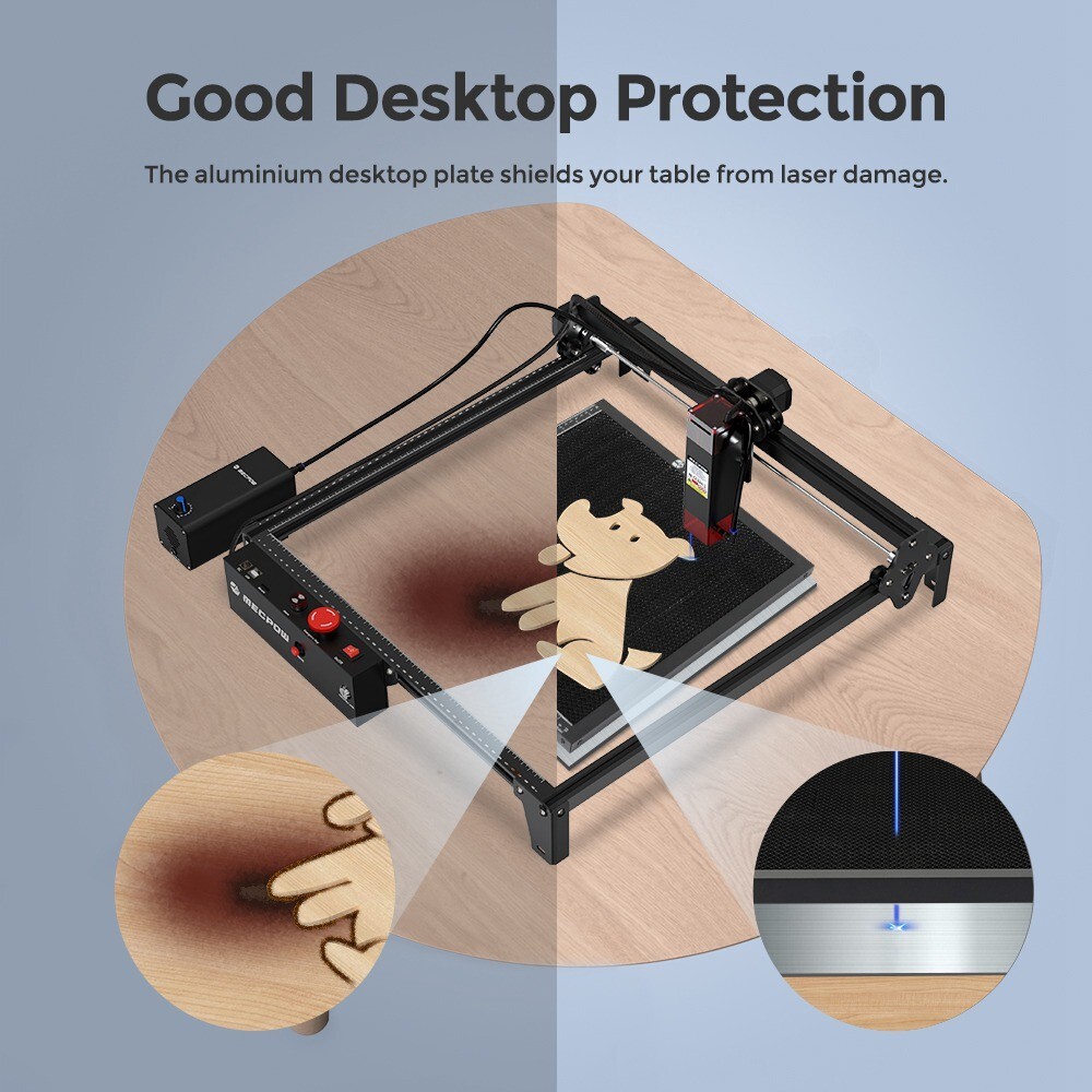Mecpow Laser Engraver Honeycomb Working Table for Laser Engraving Cutting Machin