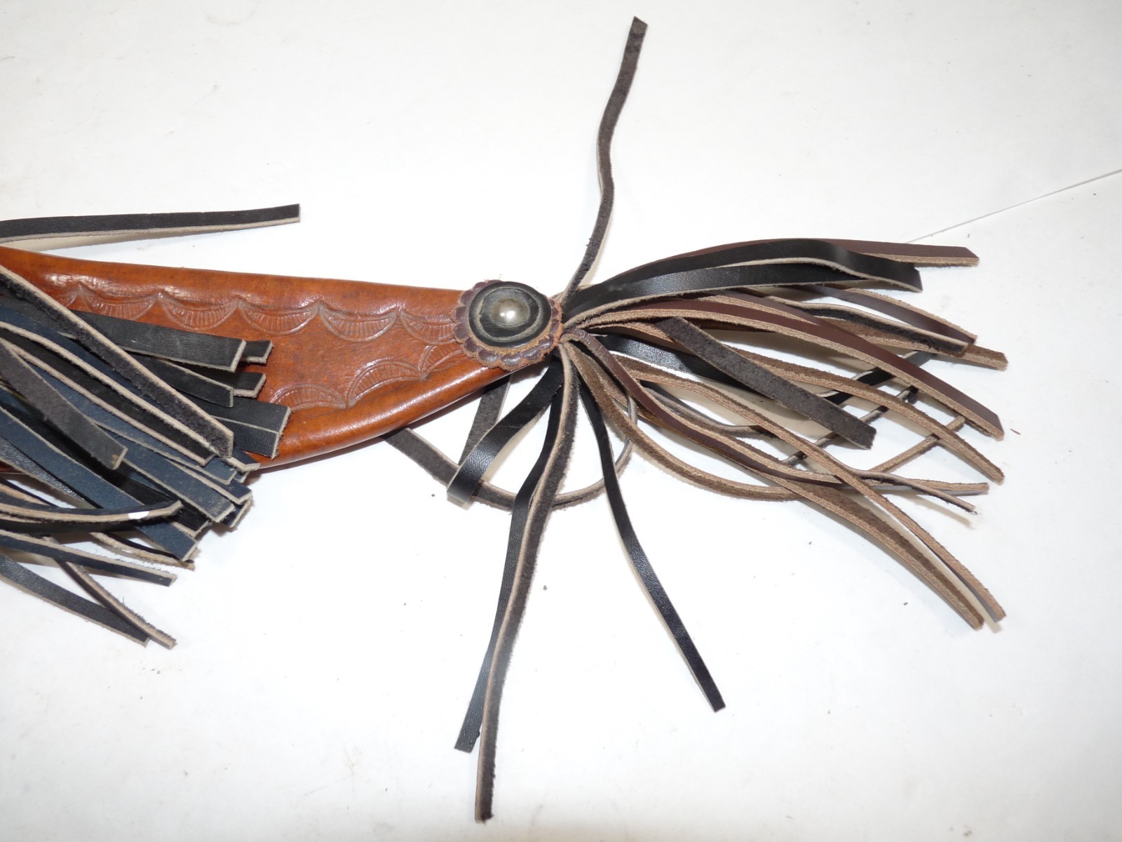 Vintage 14” Legitimus Collins Co. Guatemala Machete w/Panama Leather Sheath