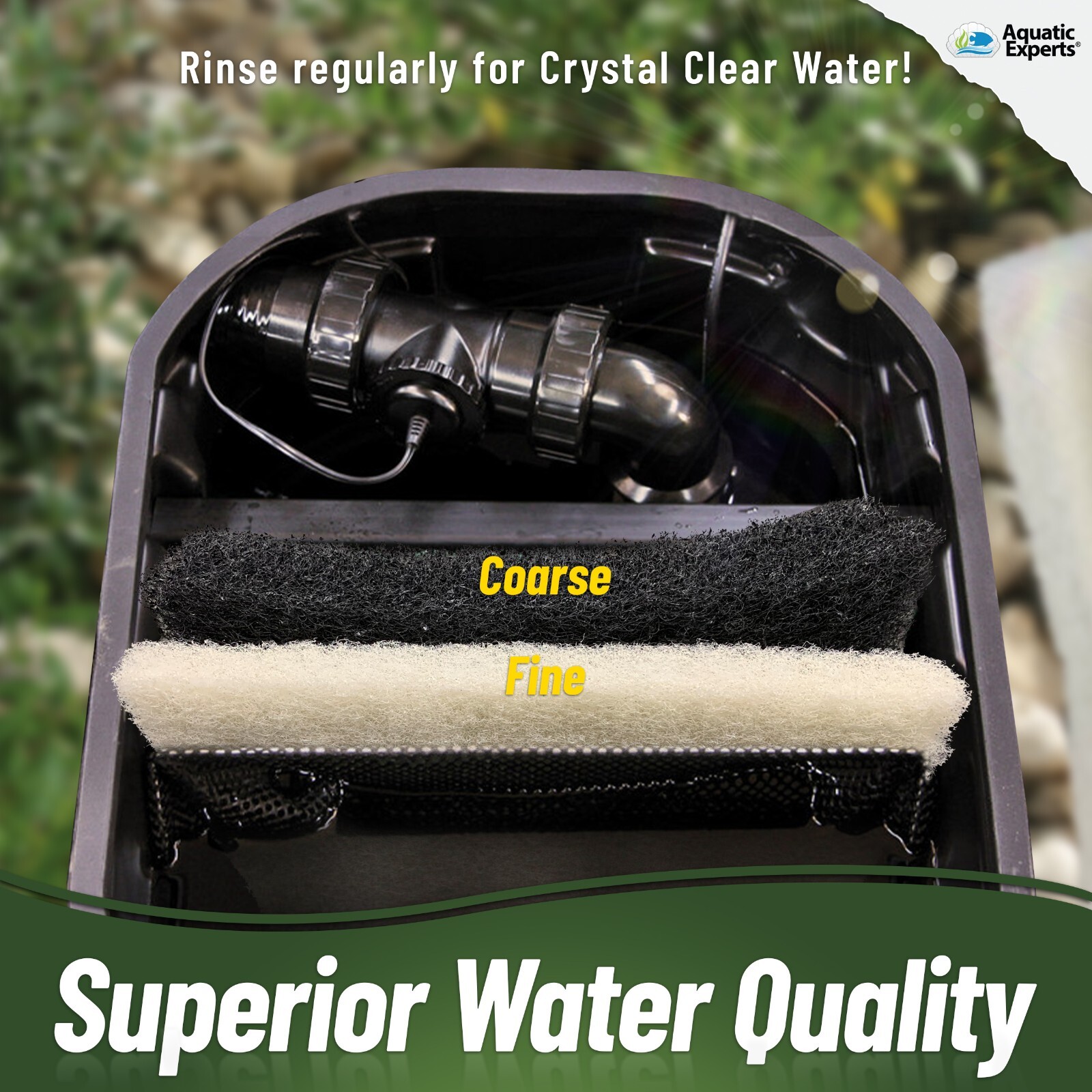 Classic Koi Pond Fine Filter Pad Durable White Bulk Roll Media - 3/4" - 1" Thick