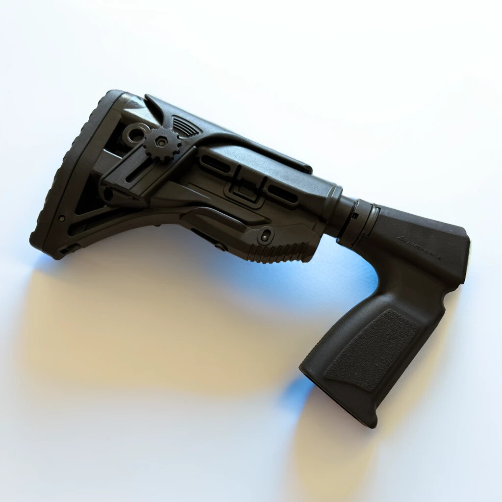 "NEW" Remington 870 / TAC-14 Tactical Grip 12/20 GA Stock w/ Cheek Riser (Black)