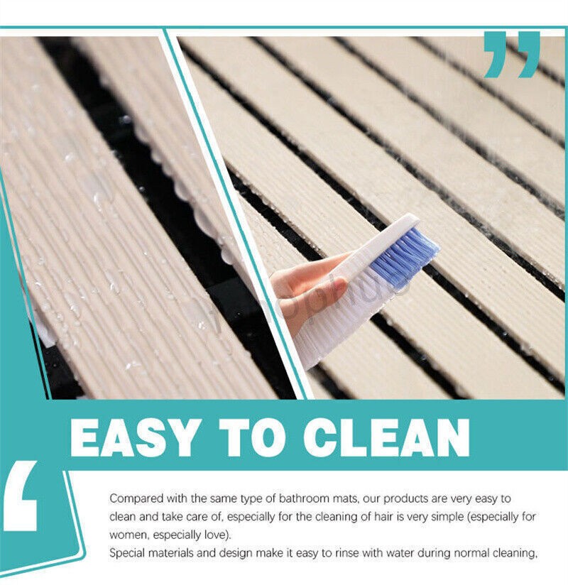 Anti Slip Bathtub Shower Mat For Spa Bathroom Floor Mat Safety with Drain Hole