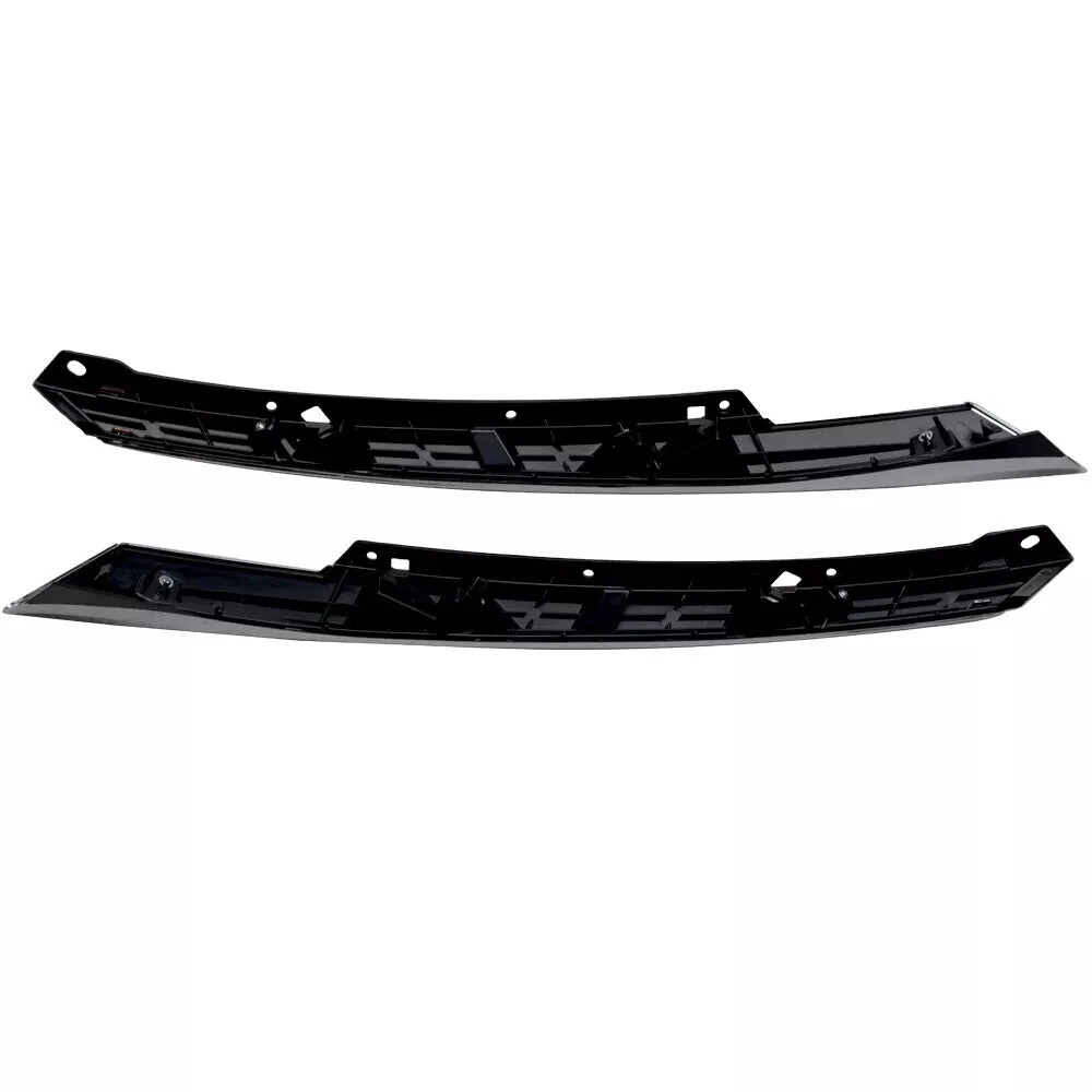 For 2016-2018 Honda Civic Sedan Front Bumper Upper Lower Grille W/ Fog Light