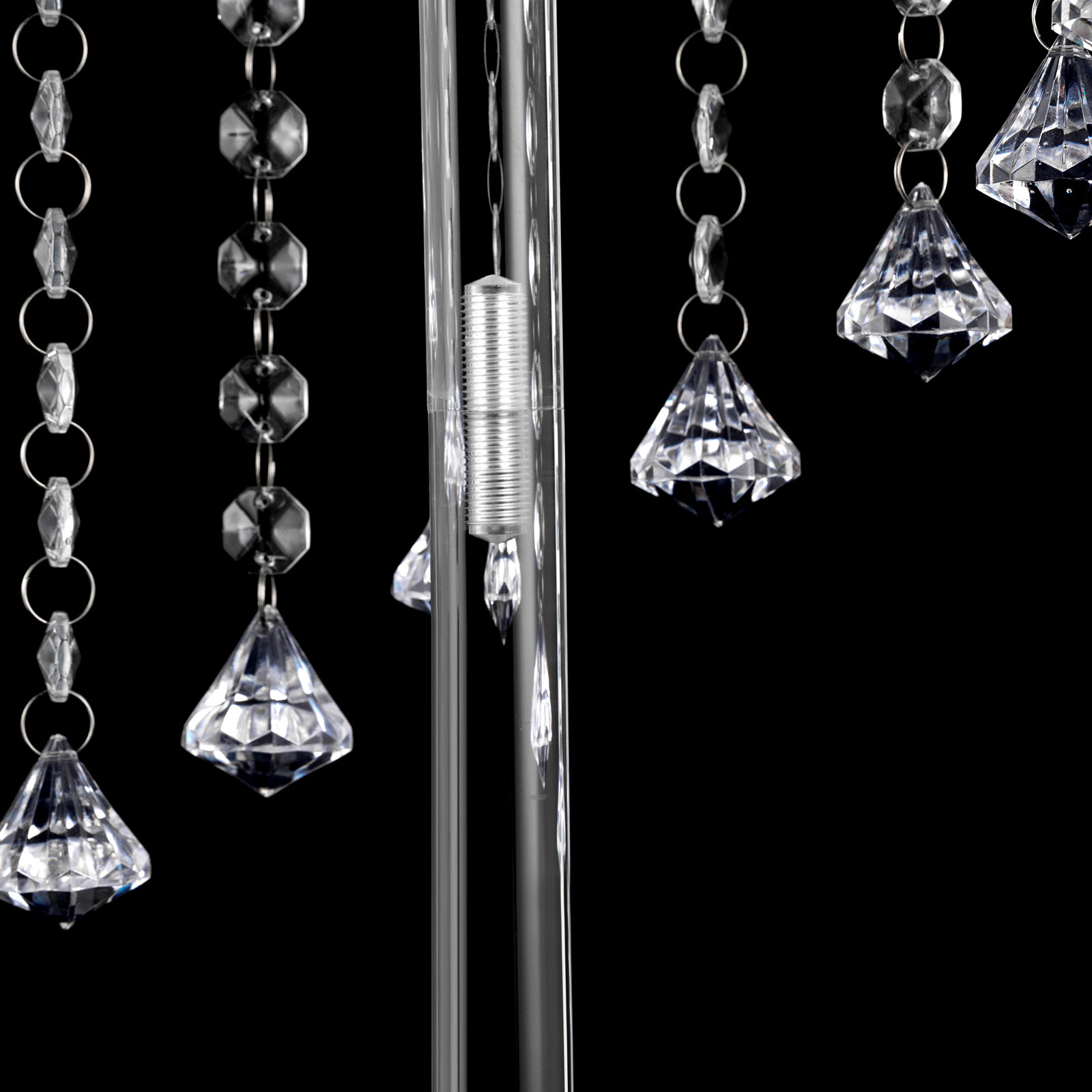 10* Crystal Flower Stand Wedding Centerpieces For Tables 80cm Tall Flower Stand