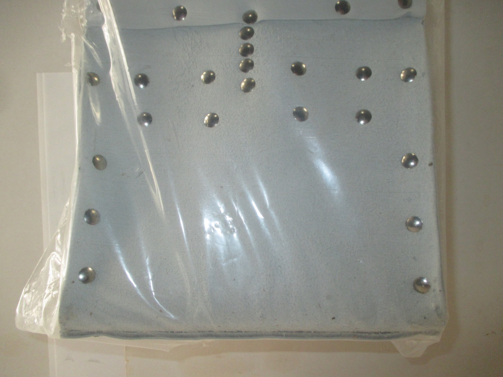 KLEIN TOOLS 5166~7-POCKET - WHITE LEATHER TOOL POUCH~CHICAGO,ILLS. USA~BRAND NEW