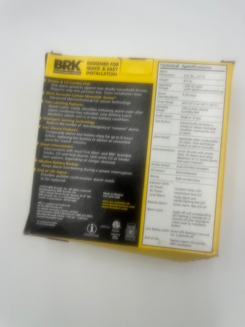 BRK SC9120B Smoke & Carbon Monoxide Detector