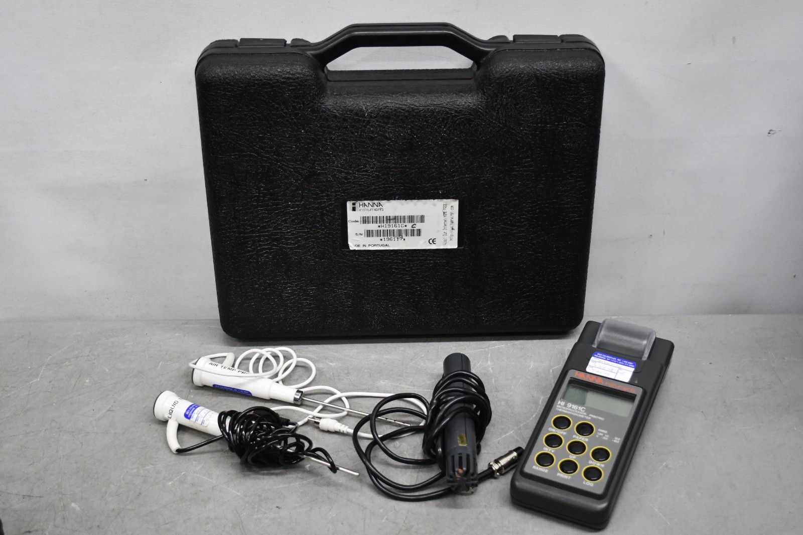 ^ Hanna Instruments HI 9161C Microprocessor Printing Temperature Humidity Meter