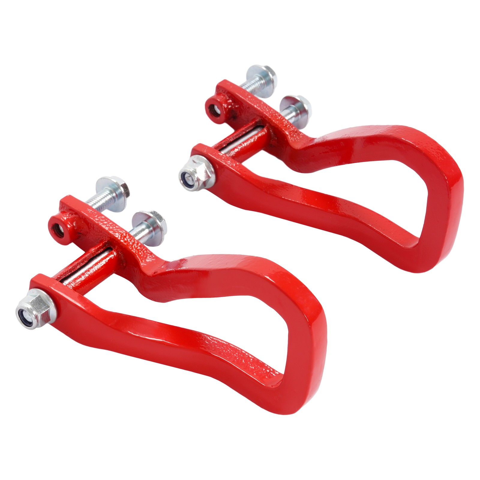 Red Front Tow Recovery Hooks w/ Bolts For GMC Sierra 1500 2019-2025 #84280203