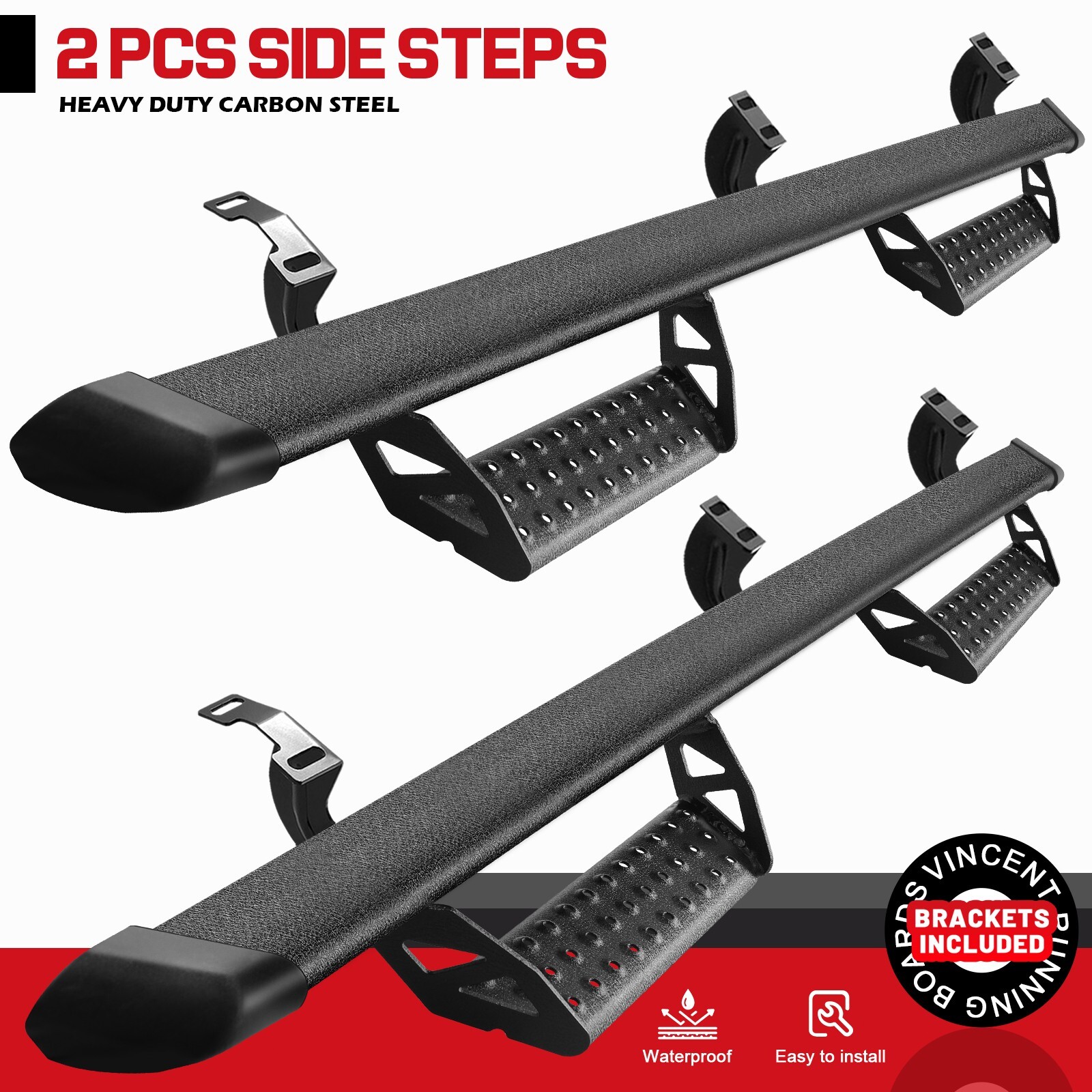 For 05-23 Toyota Tacoma Access Cab 3" Running Boards Side Step Truck Bar BCTA