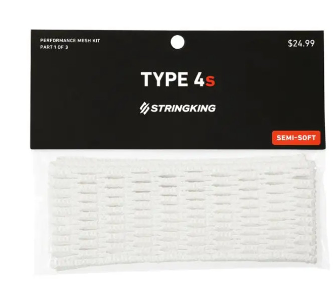 StringKing Type 4s Performance Lacrosse Mesh-Simi Soft one Size