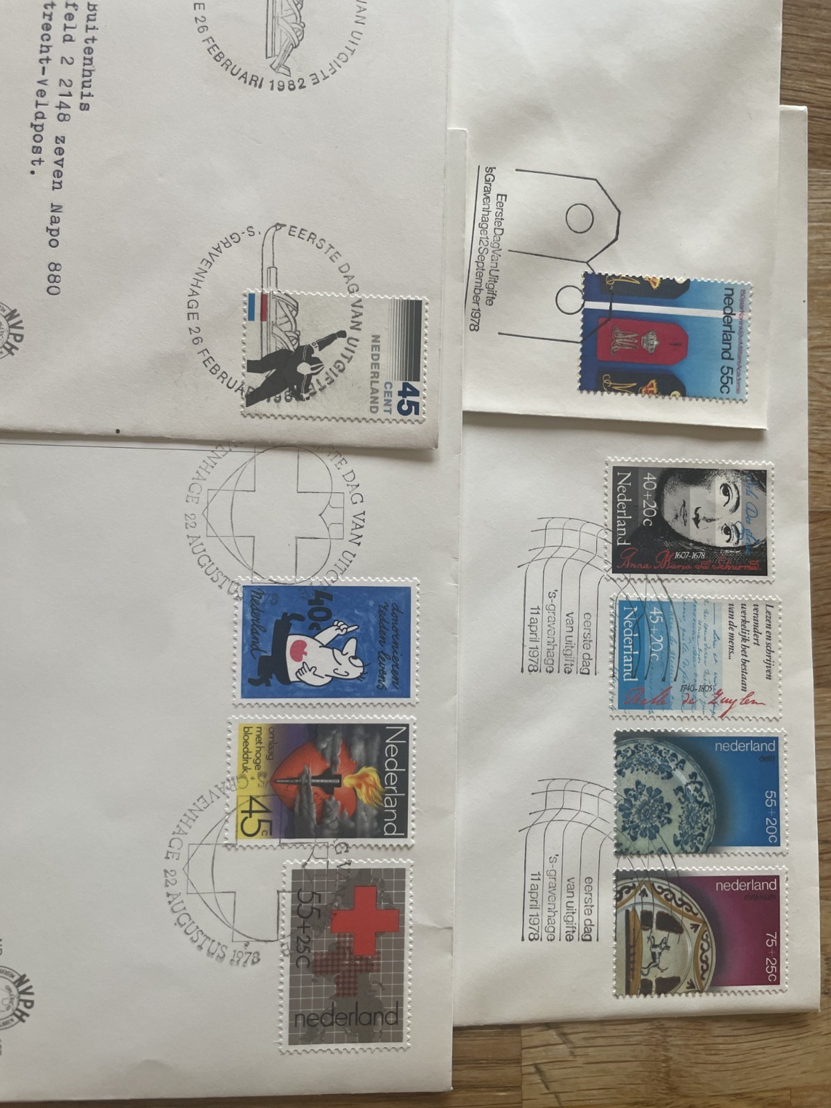 Netherlands 40 different FDC covers E160-199 from 1970's period very tidy