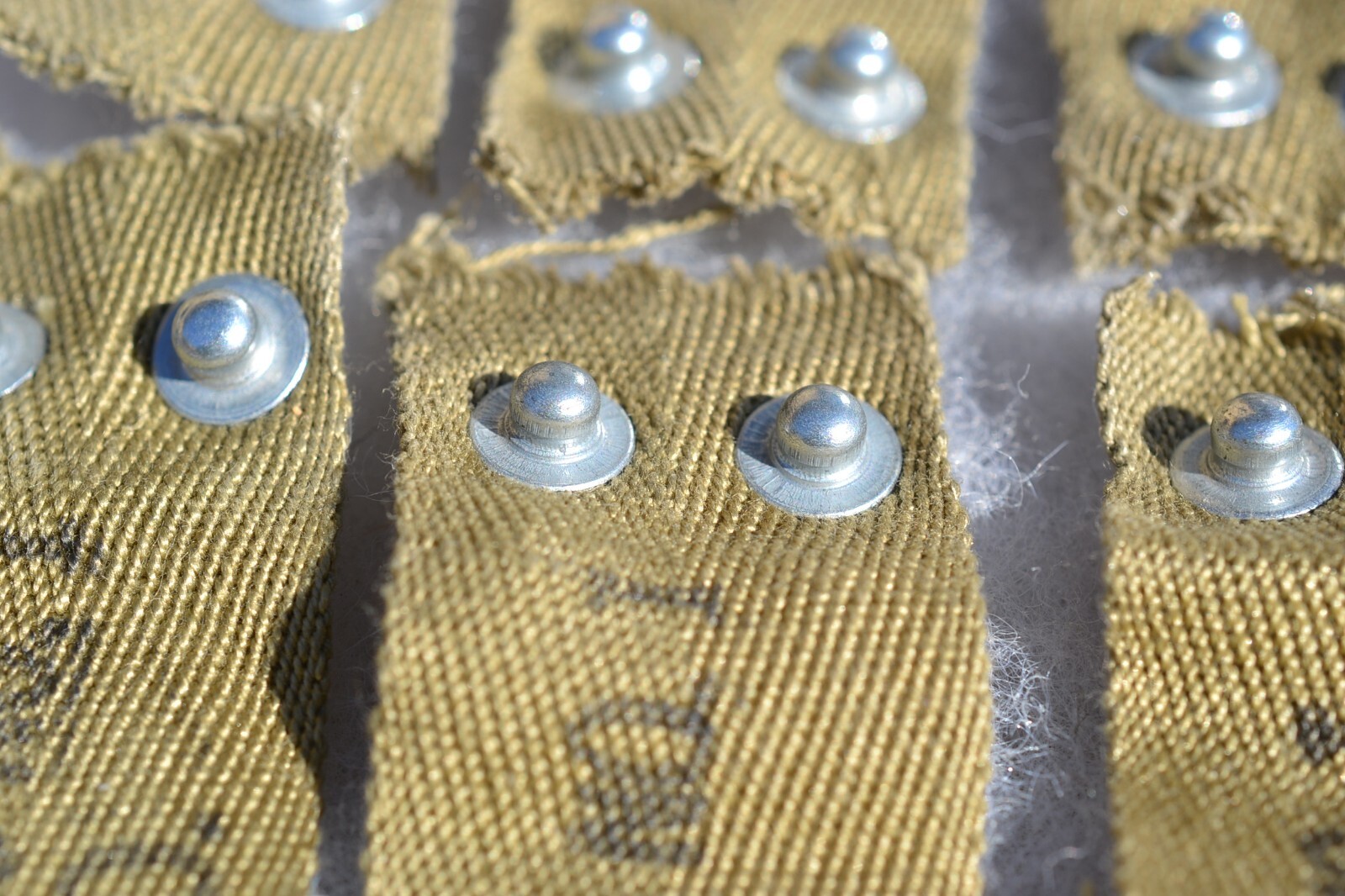 US ARMY M-1 HELMET LINER NAPE STRAP RARE MAKER B.S. CO. MAKER STAMP