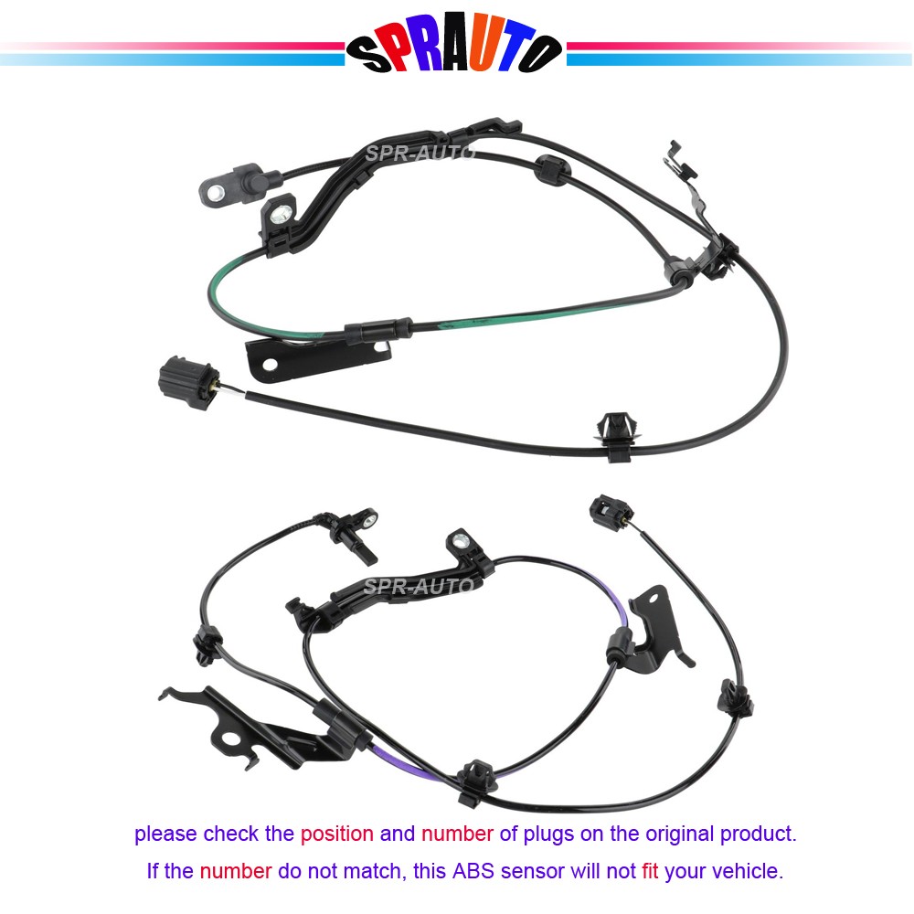 x2 ABS Wheel Speed Sensor Front Left Right For 2019-25 Toyota Corolla 8954202160