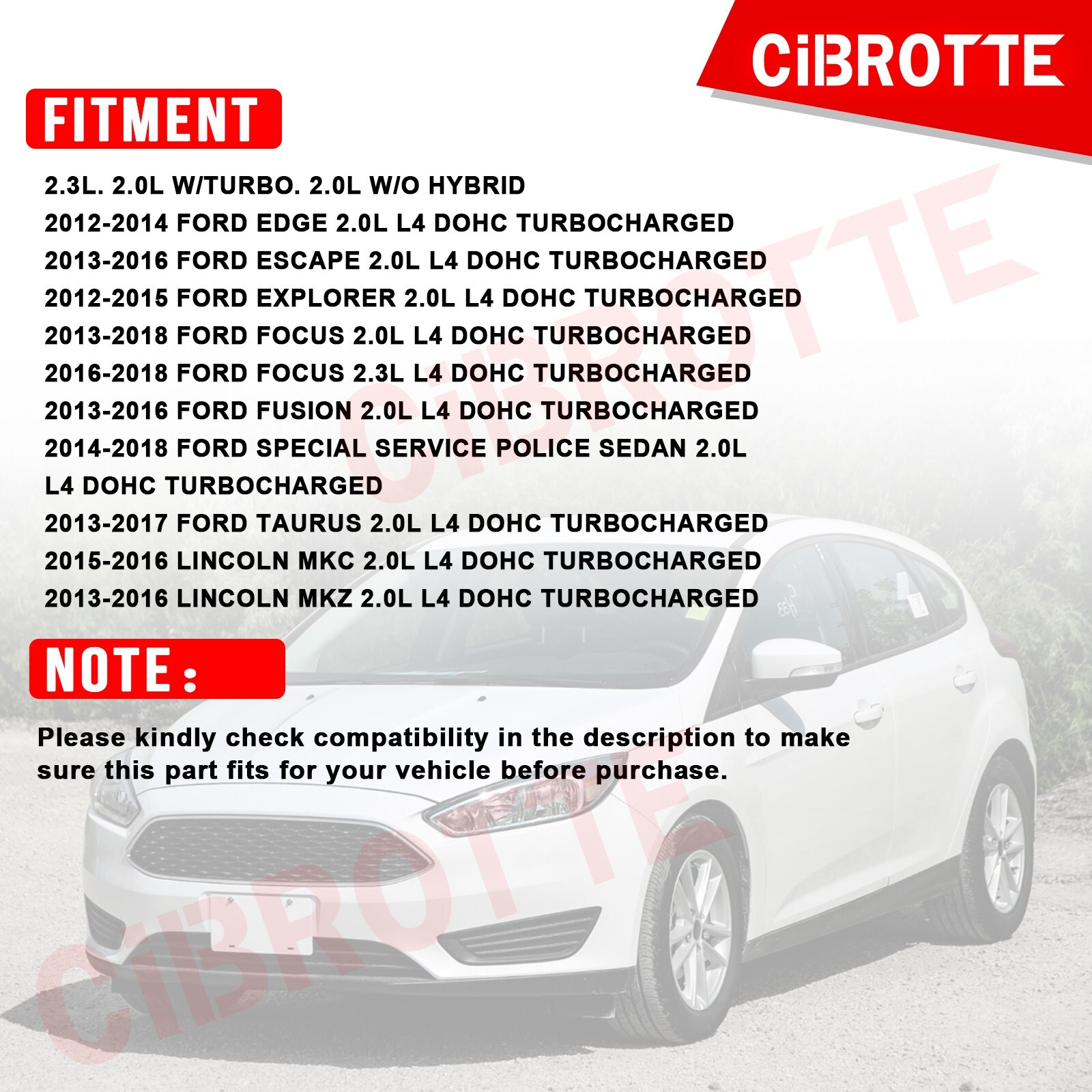 Upgraded Aluminum Valve Cover for 2013-2016 Ford Fusion Lincoln MKZ 2.0L Turbo👍