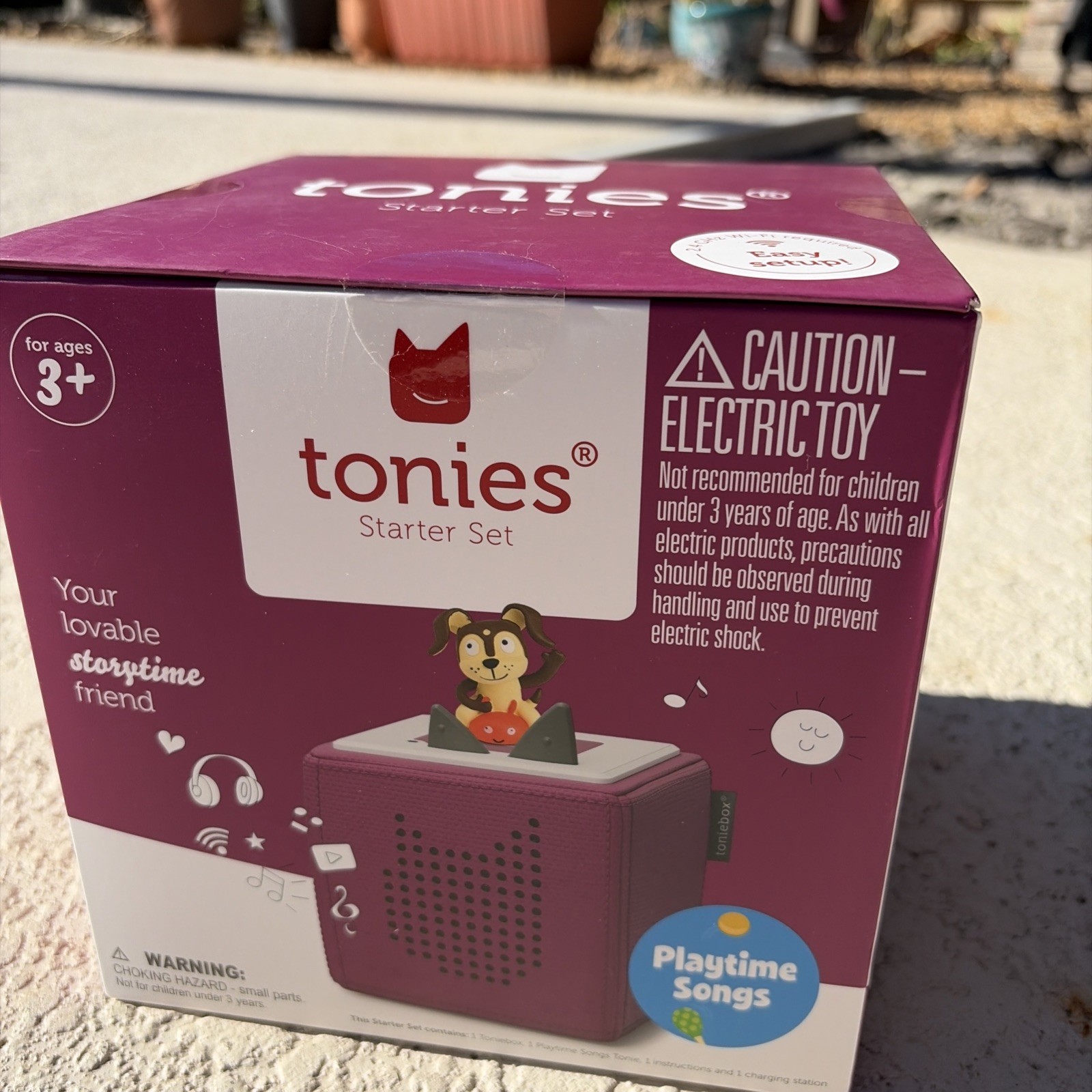 Tonibox Box Carry Case And 8 Characters new in sealed box