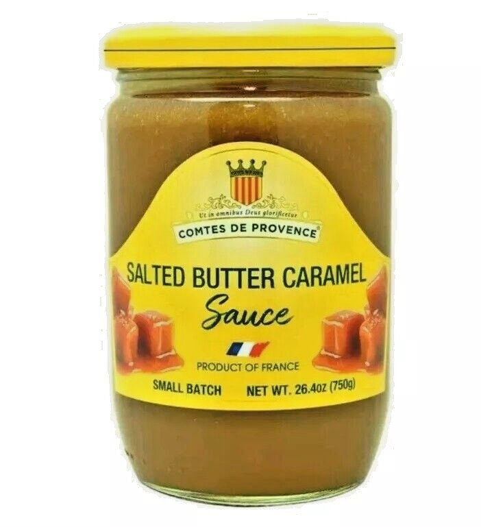 2-PACK Comtes De Provence Salted Butter Caramel Sauce 26.4 Oz PRODUCT OF FRANCE
