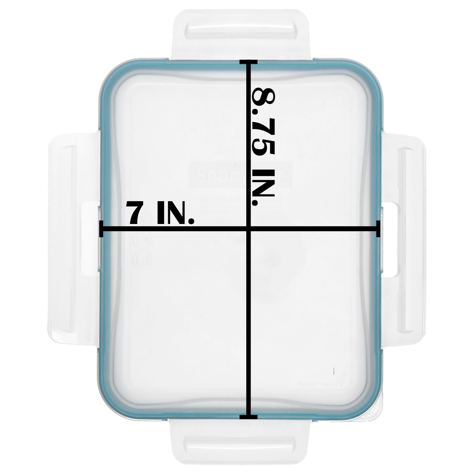 Snapware 7211R 6 Cup Total Solutions Clear Lid W/Juniper Green Gasket - Made in