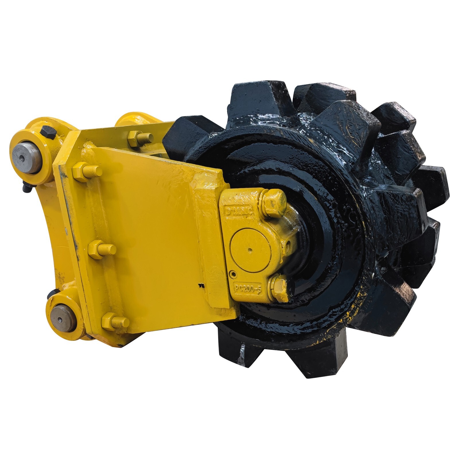 Small Excavator Attachment Compaction Wheel Trench Compaction Auxiliary Tool