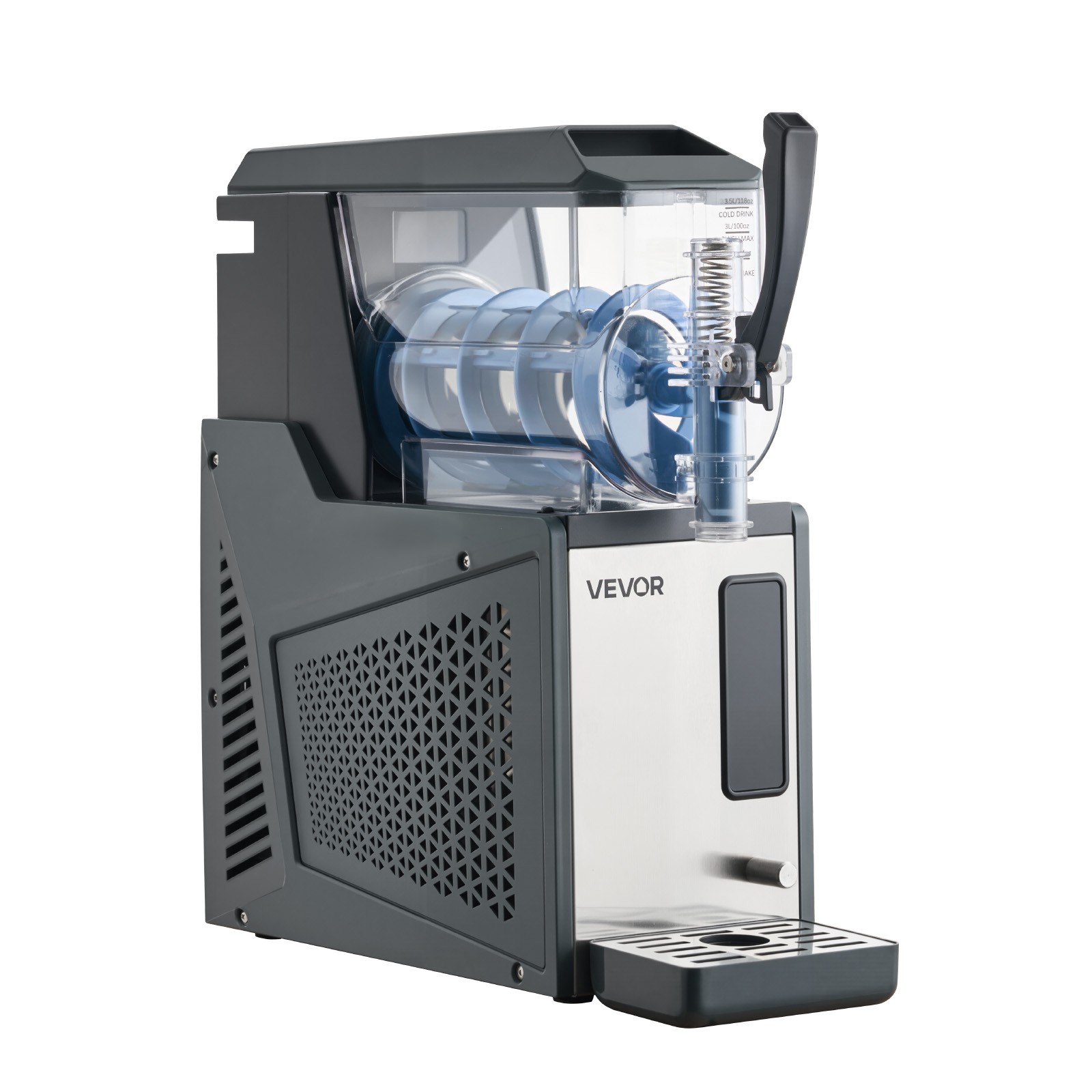 VEVOR Slushie Machine 4L/135oz No Ice Needed Frozen Drink Maker with Single Tank