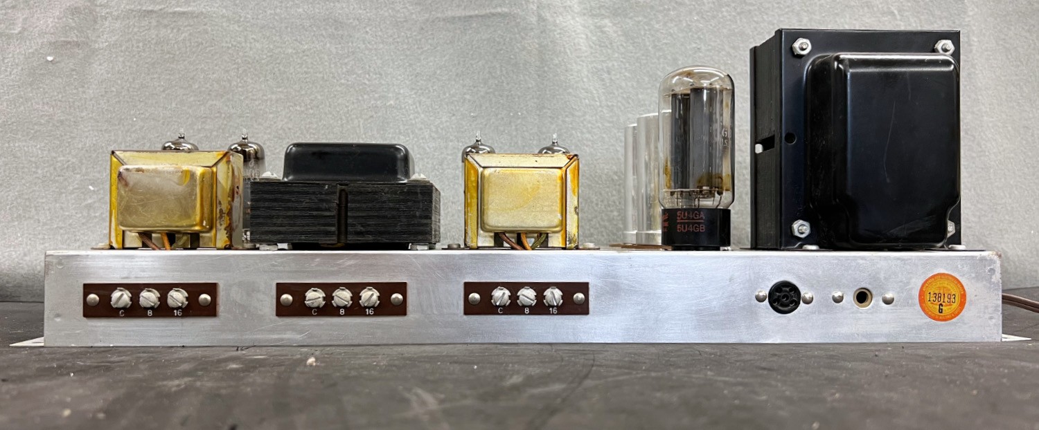 The New Englander by Guild Tube Amp & AM/FM Tuner Console Chassis