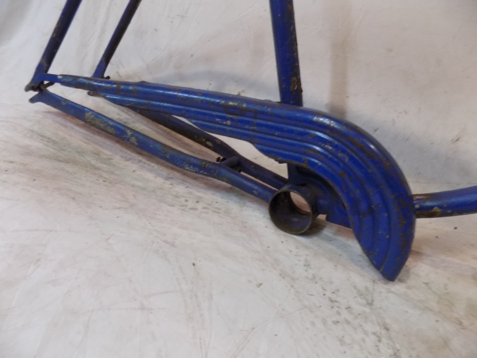 PREWAR SHELBY HIAWATHA MENS BIKE FRAME TANK FORKS CWC SCHWINN VINTAGE BARN FIND!