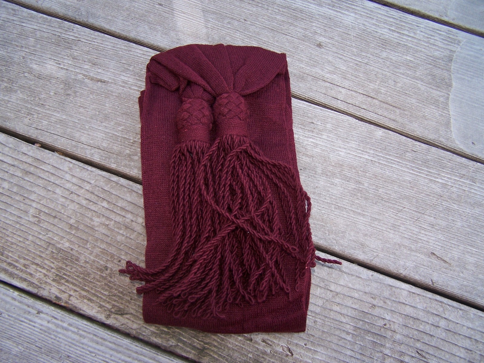 CIVIL WAR OFFICERS MAROON WOOL SASH