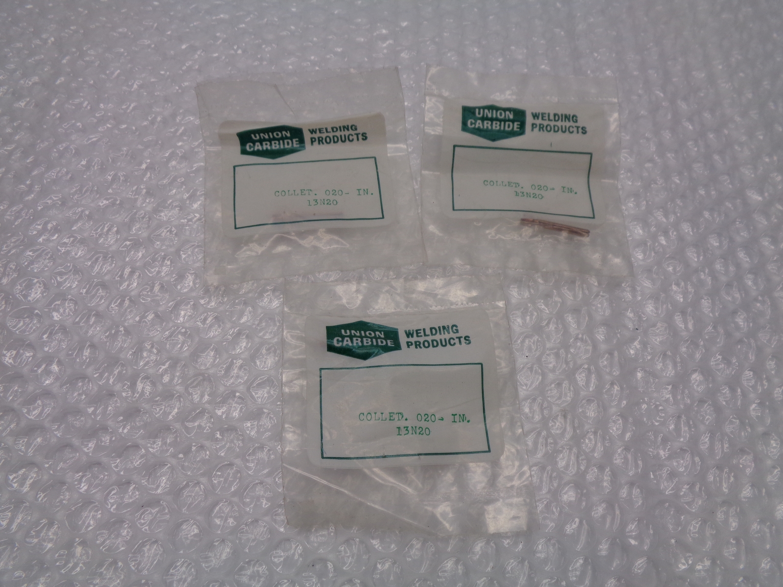 UNION CARBIDE 13N20 ARH407K COLLET LOT OF 3 NSMP