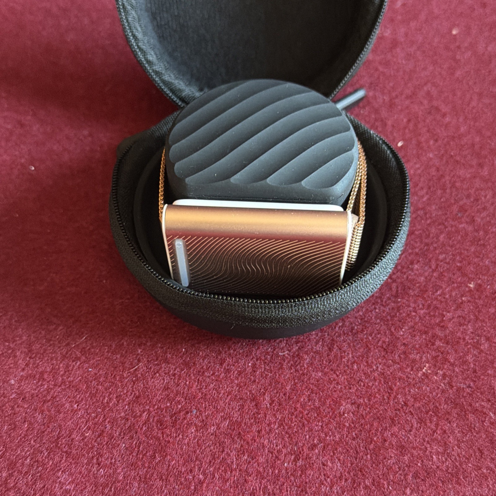 Embr Wave With Travel Case Cooling And Warming Wristband Rose Gold Used