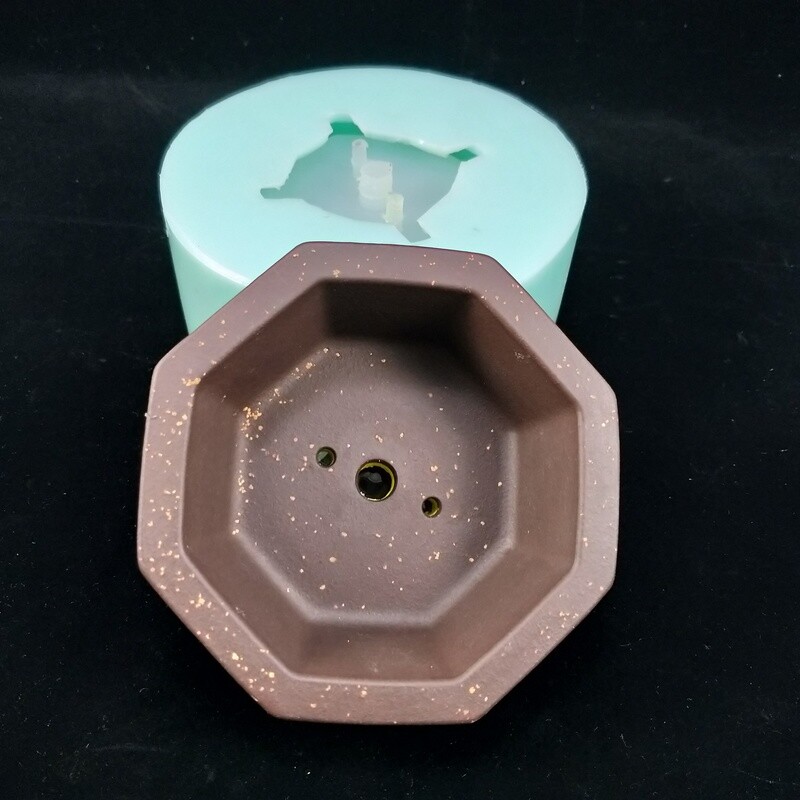 DIY Silicone Flower Pot Mold 3D Cement Mold Silicone Concrete Geometric Pot Mold