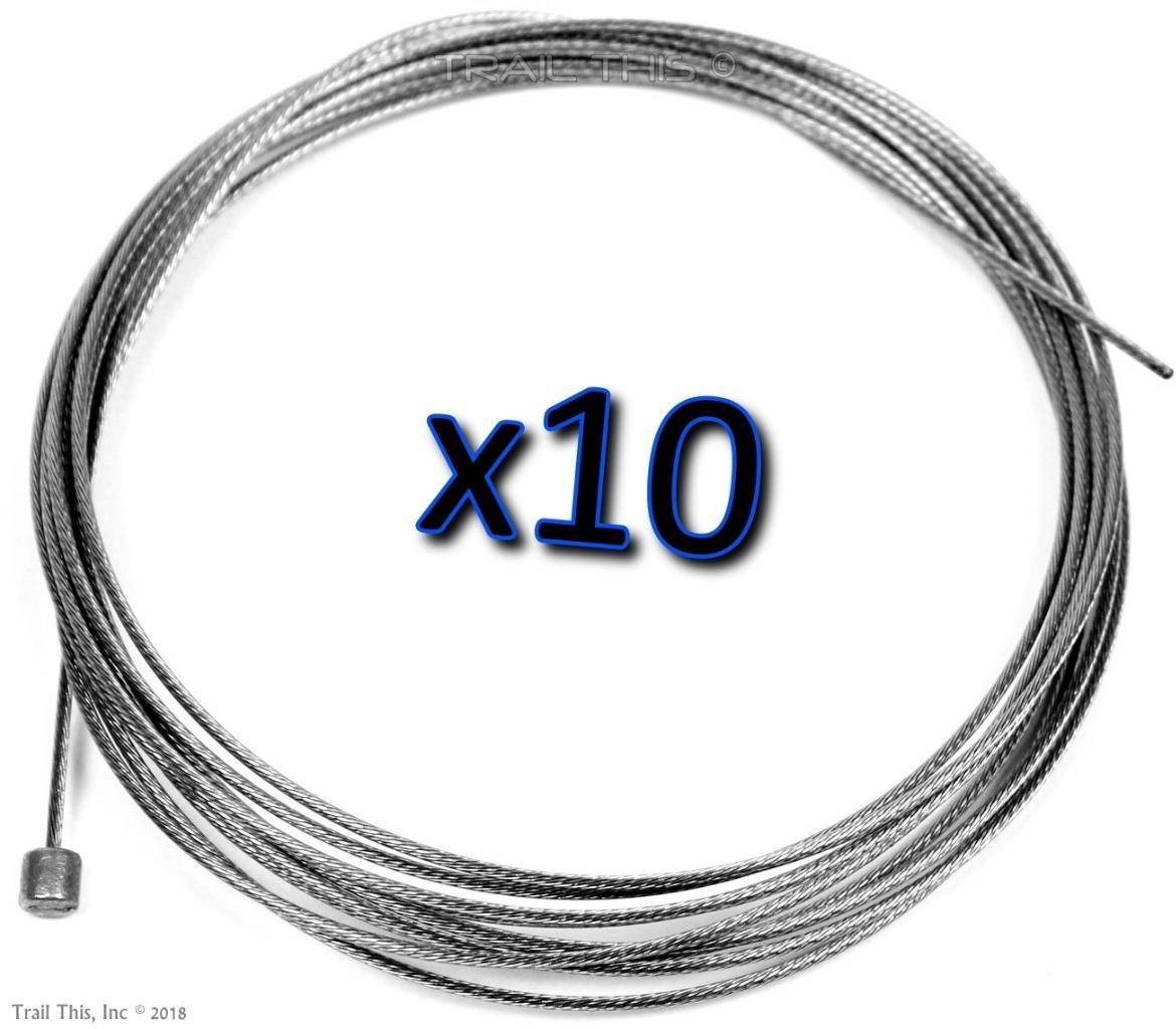 10 x Jagwire Slick Stainless Shift Derailleur Shifter Cables fits SRAM Shimano