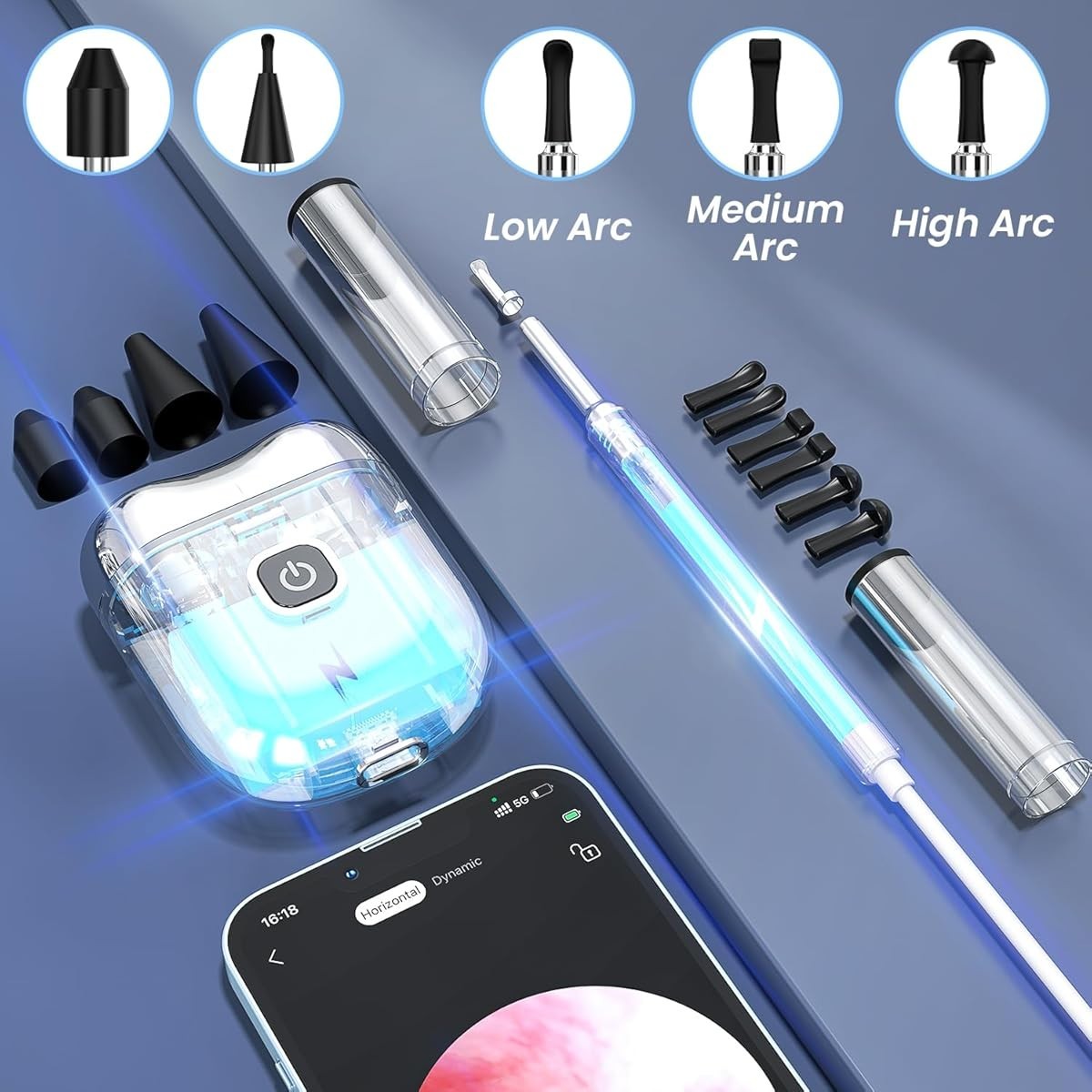 Ear Wax Removal 1080P Remover Cleaner with Camera Tool Otoscope Waterproof Gifts