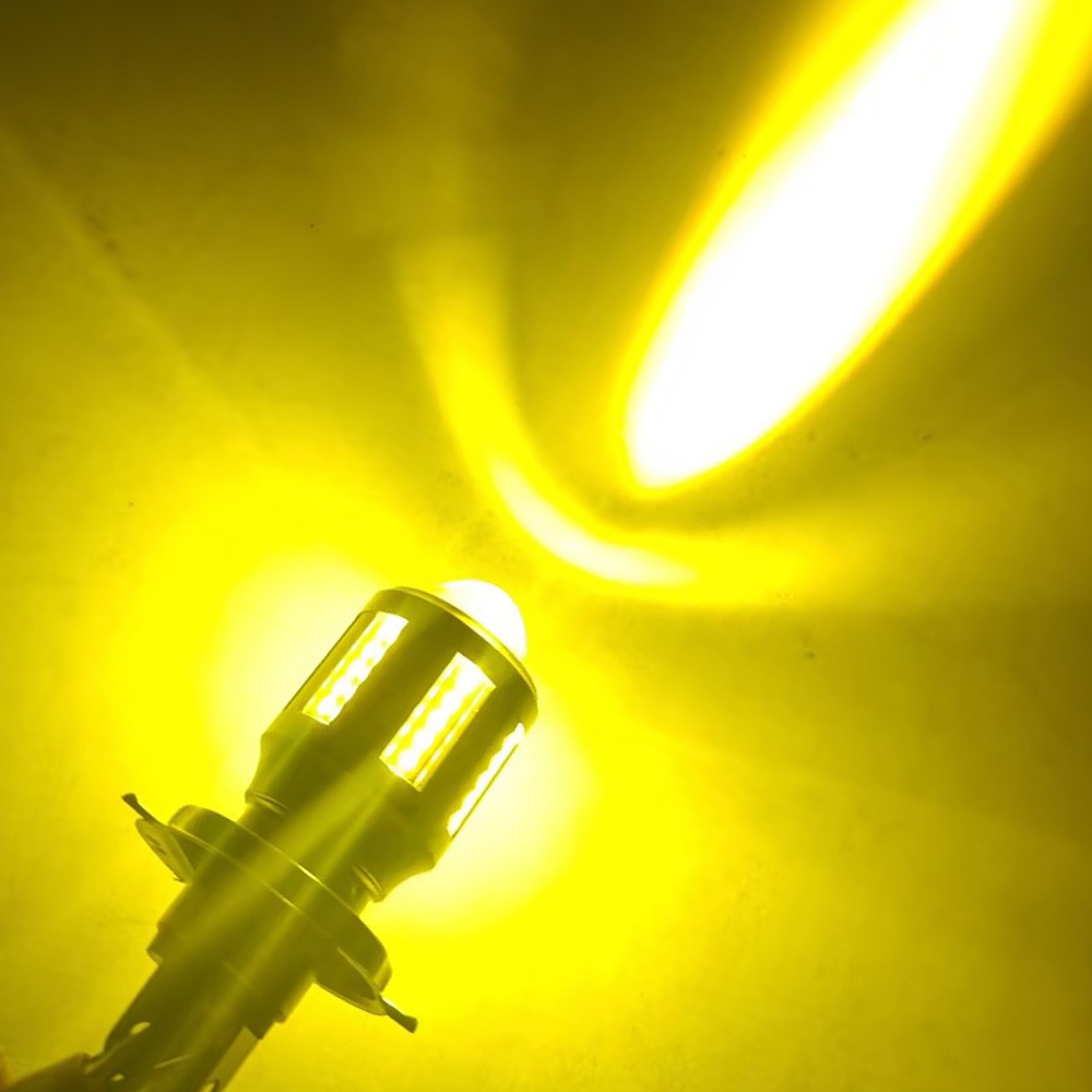 For Motorcycle H4 6500K Hi-Lo LED Beam Front Light Bulb Super Headlight Bright