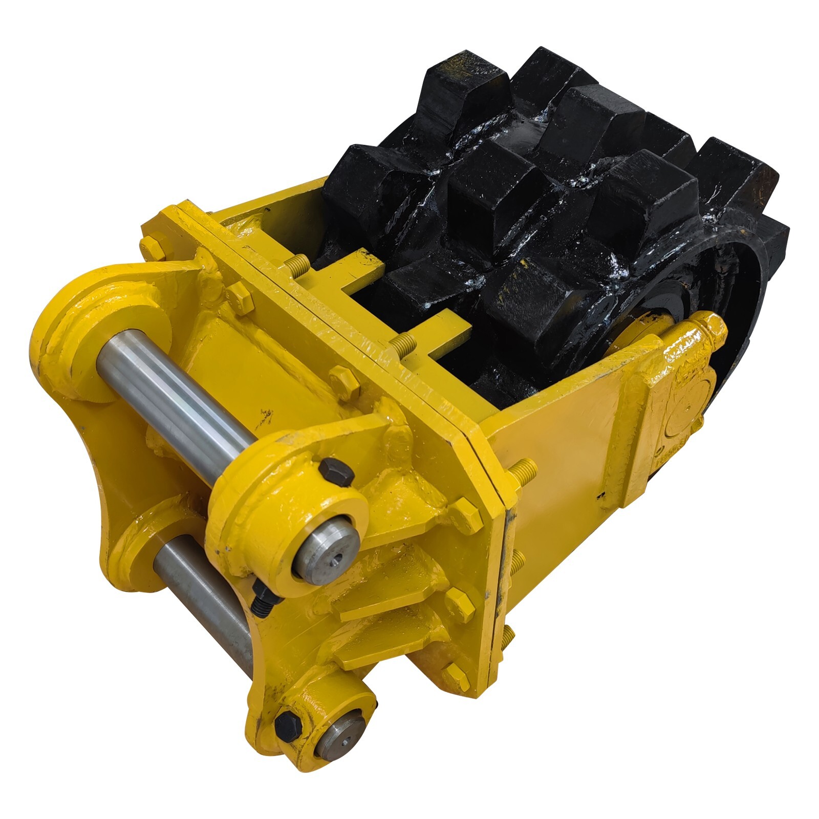 Small Excavator Attachment Compaction Wheel Trench Compaction Auxiliary Tool