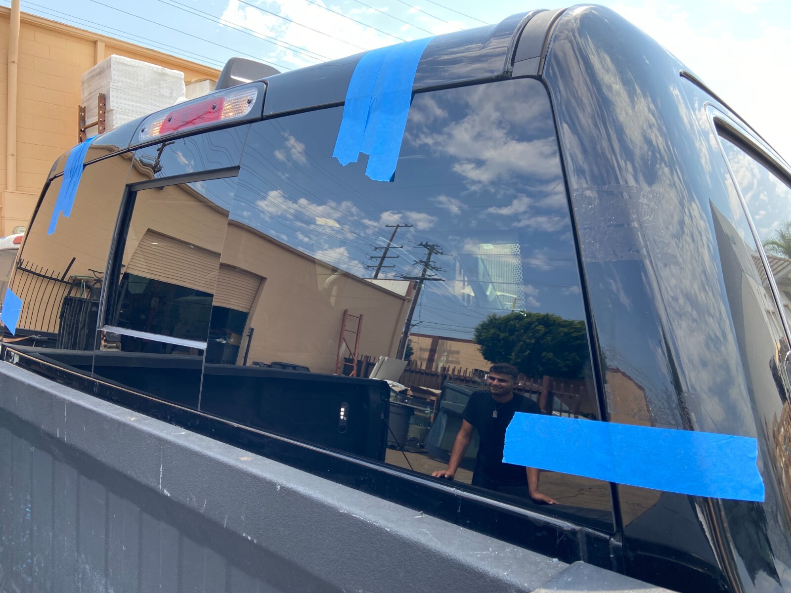 Fit 2019 to 2024 Ram Pickup 1500 Power Ready Sliding Back Window w/Heat+Glue