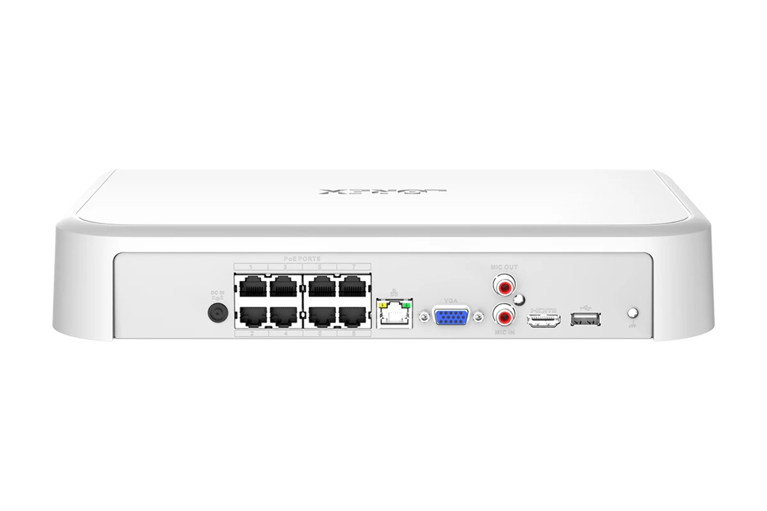 Lorex 4K+ 12MP 16 Camera Capable (8 Wired + 8 Fusion Wi-Fi ) 1TB NVR- Open Box