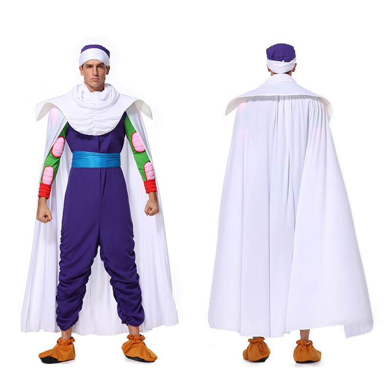 Dragon Ball Z Piccolo Adult Costume Pikkoro Junia Suit Anime Halloween Cosplay